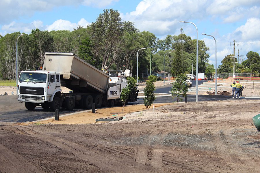 11/02/2022 : Stage 1 construction site-photos - AC Surfacing and Concrete Driveways.
